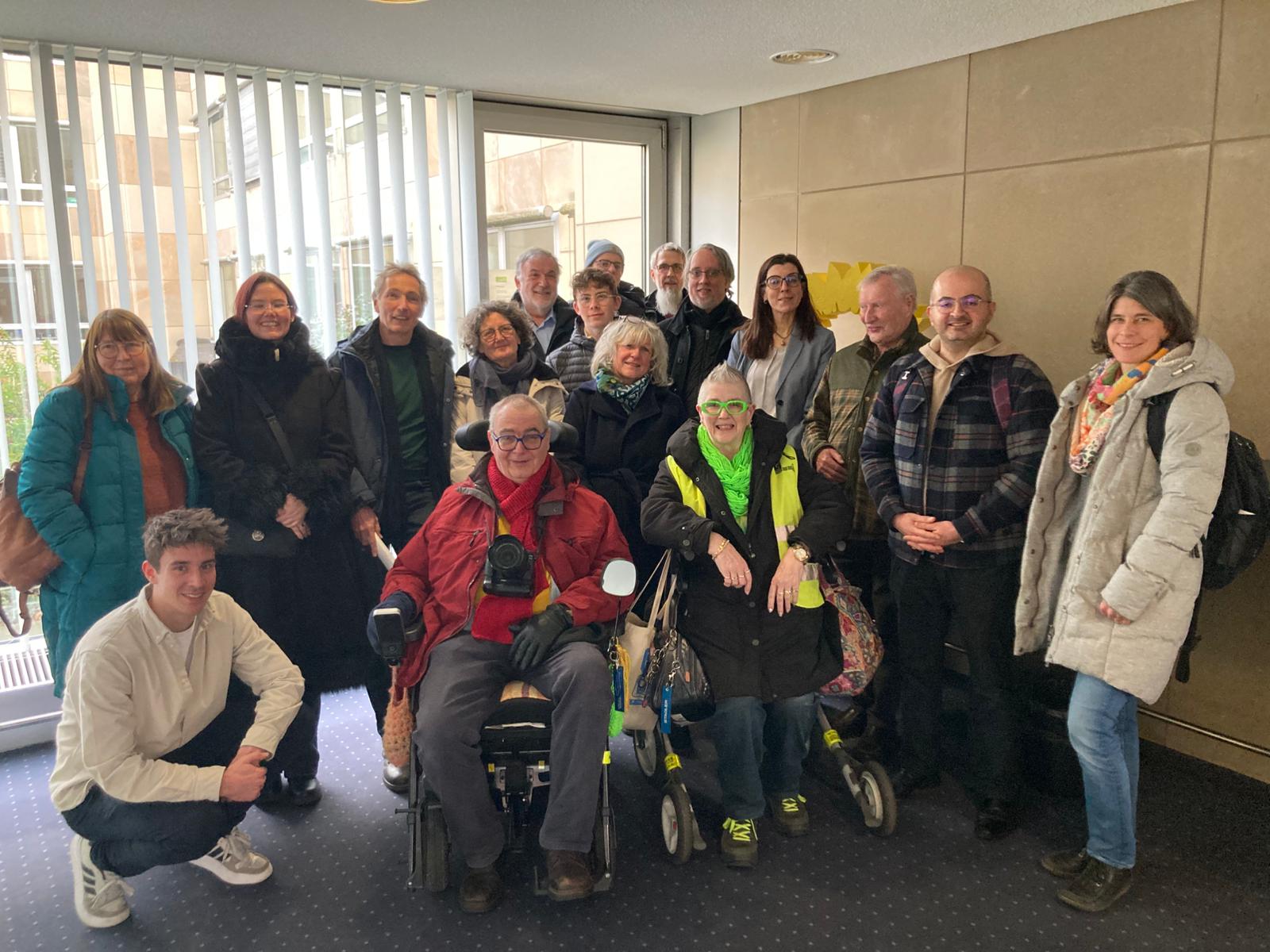 Gruppen-Foto von der Landtagsfahrt am 04. Februar 2026, Foto: Wahlkreisb&uuml;ro Mannheim I (Nord), 2026