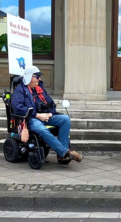 Bernd Kittendorf in Saarbrücken, Foto: Claudia Kittendorf-Wolf, 2025 Bernd Kittendorf in Saarbrücken, Foto: Claudia Kittendorf-Wolf, 2025