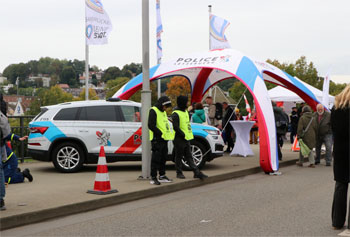 Stand der Polizei aus Luxemburg, Foto: Bernd Kittendorf, 2025